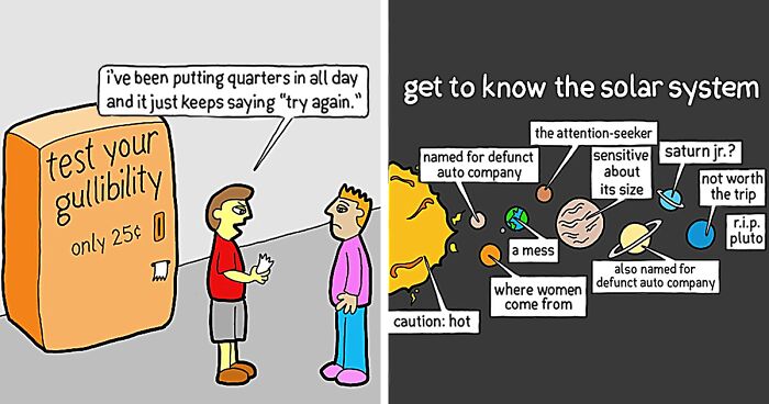 Here Are 24 Of My Funny Single Panel Comics