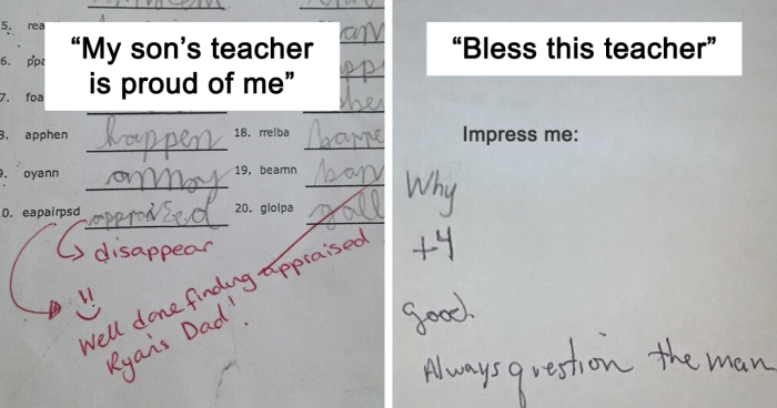 35 Test Comments Left By Teachers That Showed Their Students That They Have A Sense Of Humor