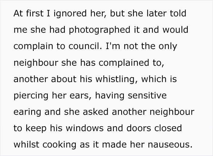 New Neighbor Causes Havoc In The Neighborhood By Complaining About Everything, From Hanging Laundry To People Cooking With Their Windows Open New Neighbor Causes Havoc In The Neighborhood By Complaining About Everything, From Hanging Laundry To People Cooking With Their Windows Open