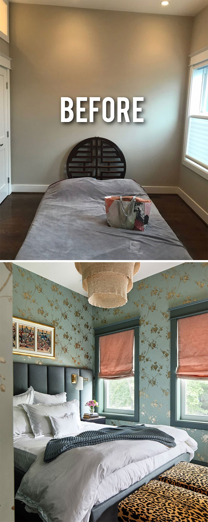 Swipe ➡️ @zoefeldmandesign Did It Again! Check Out This #bedroom Renovation