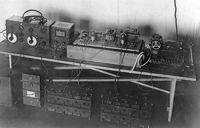Teletype Radio Plane Set, Used By Navy Department, To Receive Typewritten Radio Messages From Naval Airplanes. 1922 August 30