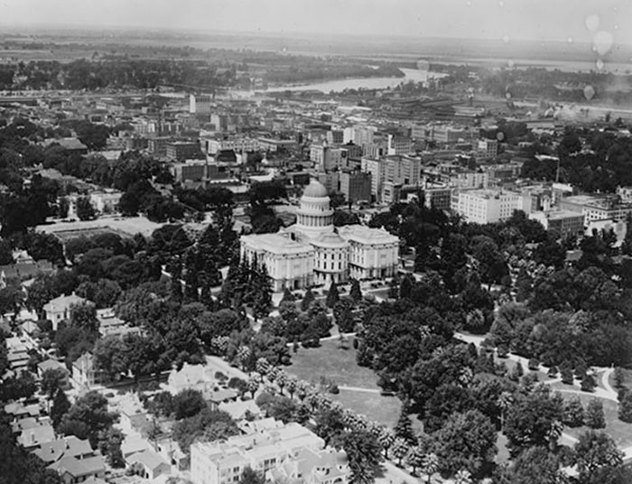 Aerial View Of The State Capitol, 1922