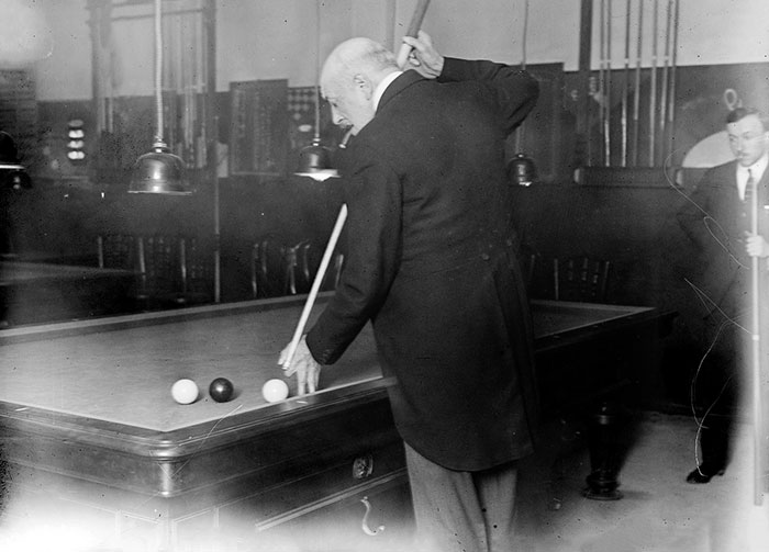 World Billiard Championship. Charles Darantiere. Party Hall Of The Academy Of Abbesses