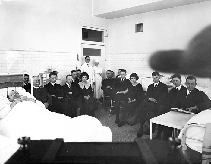 Medical Students At The Clinical Club, 1923