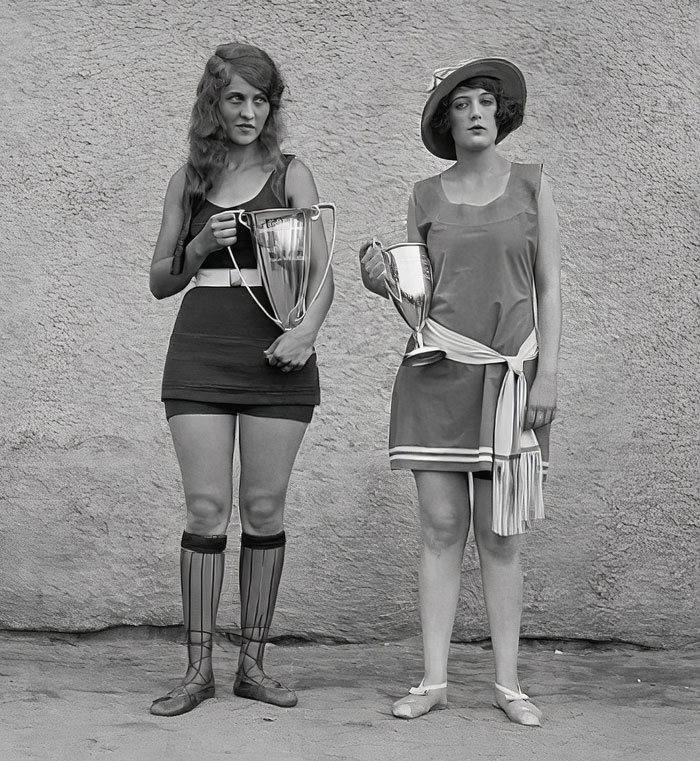 Espectáculo de belleza en 1922