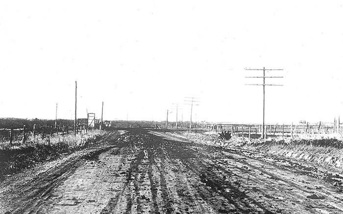 Road After Asphalt Applied, 1923