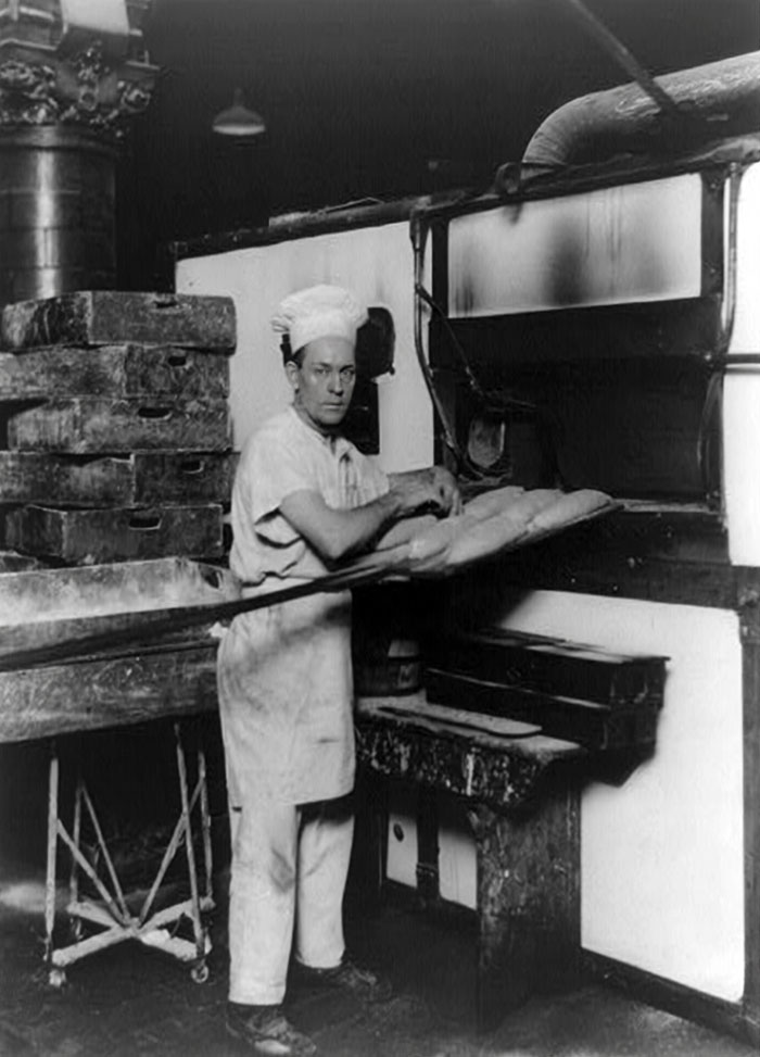 Man Baking Bread