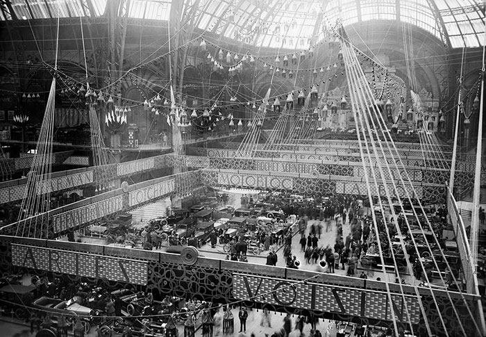 Auto Show In 1923 At The Grand Palais
