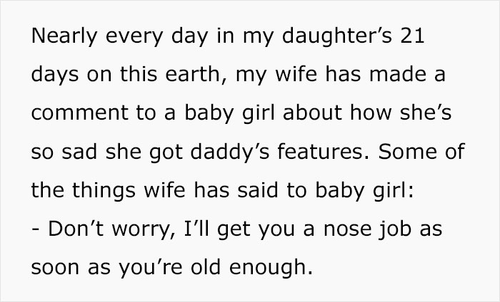 Mom Is Disappointed Her Baby Daughter Looks More Like Her Husband Than Her, Keeps Bashing Her Looks Until Husband Finally Snaps Mom Is Disappointed Her Baby Daughter Looks More Like Her Husband Than Her, Keeps Bashing Her Looks Until Husband Finally Snaps
