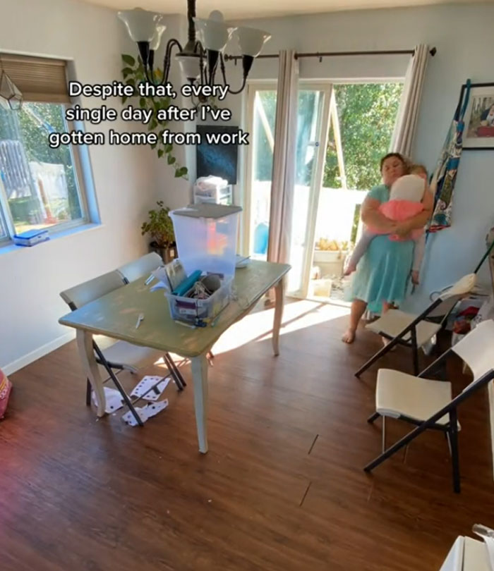 Woman Shows What Her Home Looks Like After She Doesn't Clean For 6 Days, Divorces Her Husband