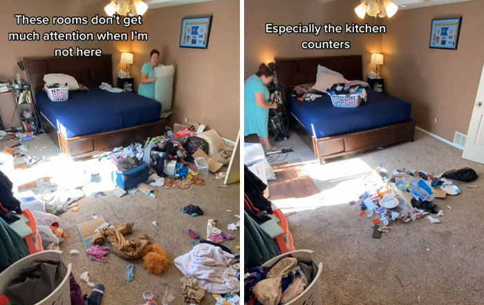 Woman Shows What Her Home Looks Like After She Doesn't Clean For 6 Days, Divorces Her Husband Woman Shows What Her Home Looks Like After She Doesn't Clean For 6 Days, Divorces Her Husband
