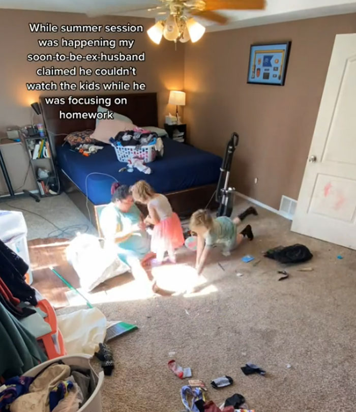 Woman Shows What Her Home Looks Like After She Doesn't Clean For 6 Days, Divorces Her Husband