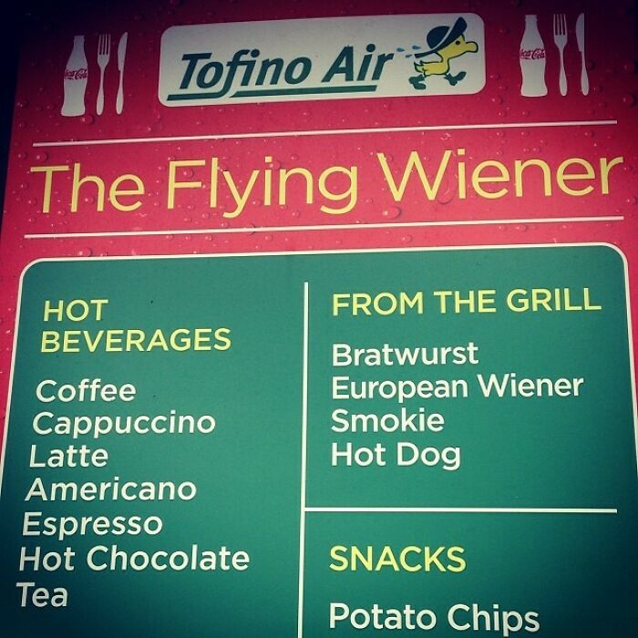 In Tofino, Wieners Fly