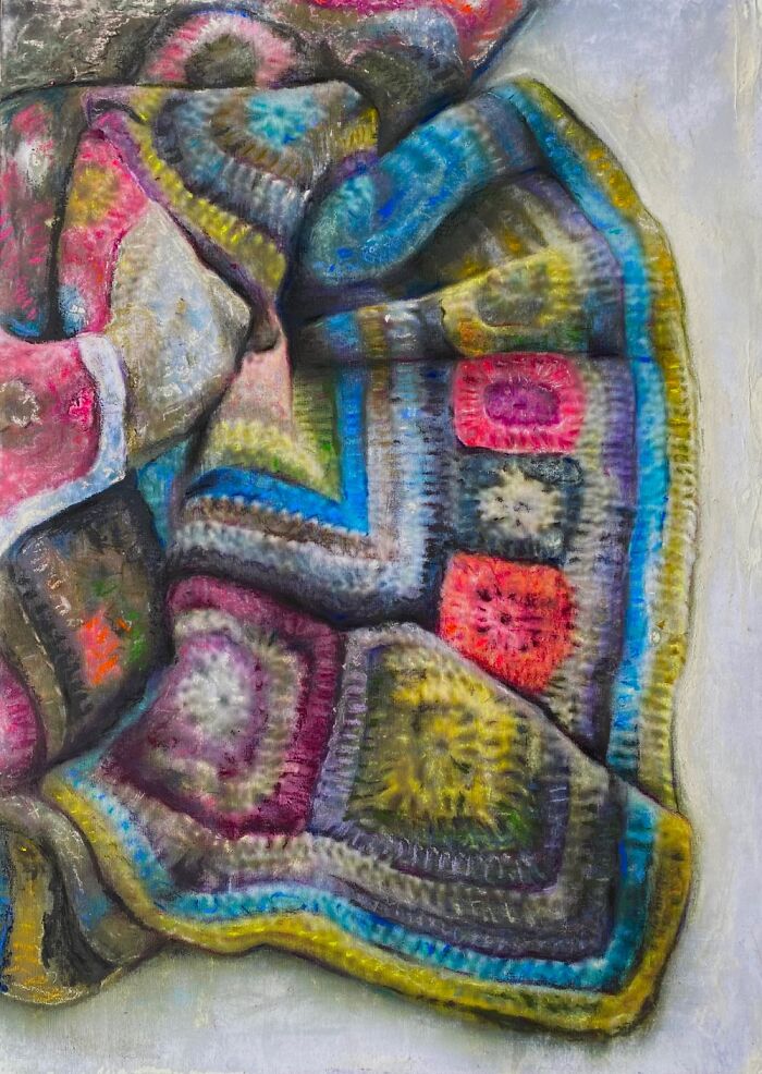 Realistic Fabric Paintings (5 Pics)