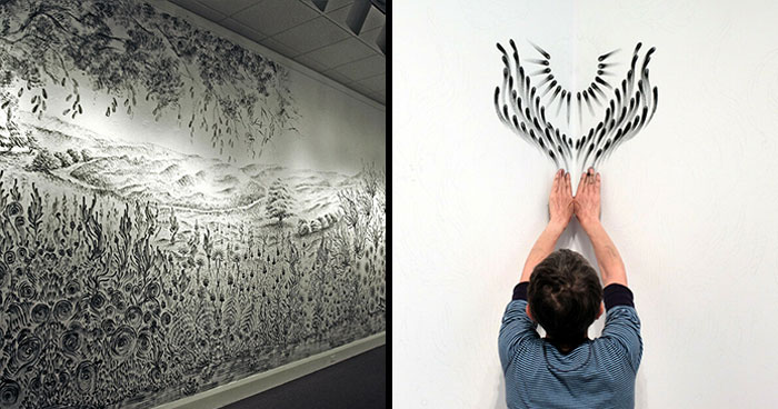 30 Incredible Drawings That Were Painted With Nothing But Fingers And Charcoal Dust By Judith Braun
