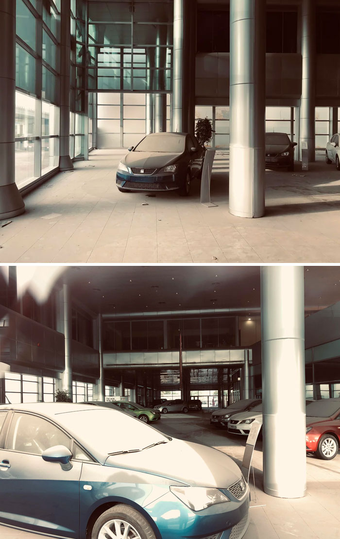 Abandoned Seat Car Dealership, Dubai, UAE