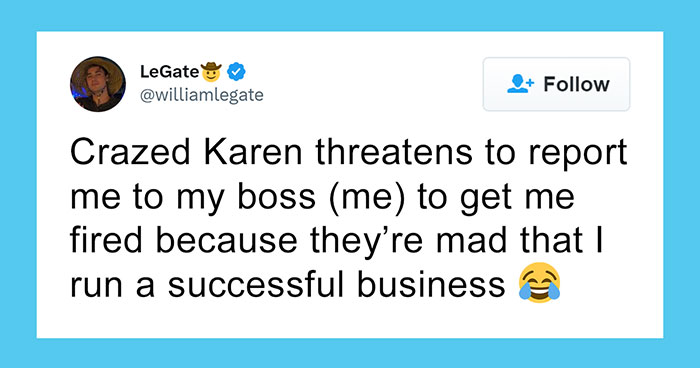 “Crazed Karen Threatens To Report Me To My Boss (Me)”: Guy Shares Screenshots Of Crazed Karen, Gets Her Fired