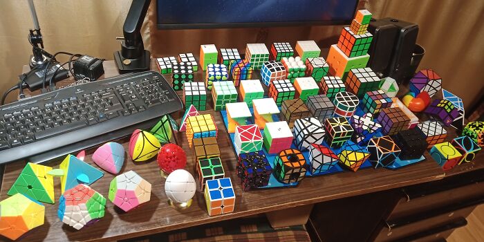 Rubik's Cubes. At Present Moment I Have 90 Items So Far
