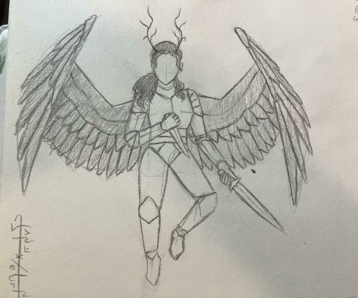 The Only Picture I've Drawn Of My First And Favorite Oc