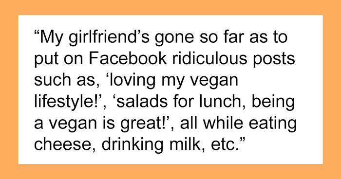 “She’s Not A Vegan”: Boyfriend Can’t Take It Anymore, Calls Out Girlfriend On Her Lies