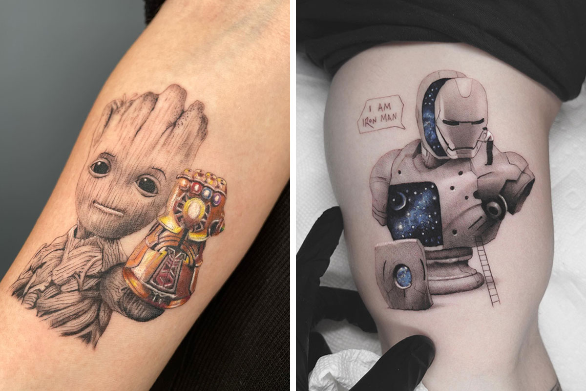 95 Marvel Tattoos That Would Make Stan Lee Proud