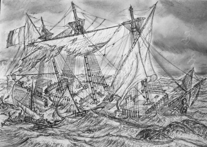 Wreck Of La Meduse. I Like To Imagine Historical Moments