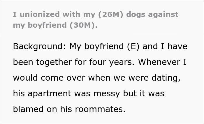 Guy Gets Tired Of His Boyfriend's Socks Being Scattered All Over Their Home, "Unionizes" With Their Dogs Against Him
