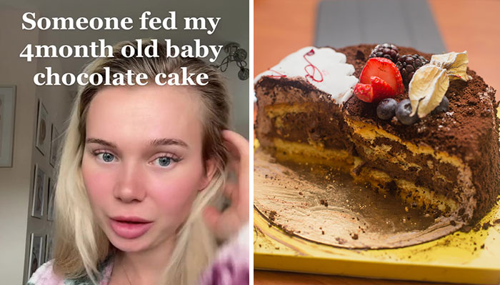 “I Grabbed My Baby, Stormed Out Of The House, Haven’t Spoken To This Person Since”: Mom Is Furious After Somebody Gave Her 4-Month-old Baby Chocolate Cake