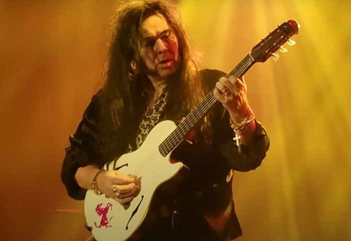 Screen photo from Yngwie Malmsteen official music video