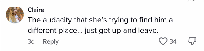 "The Audacity": Passenger Sitting In Seat This Man Has Paid For Tries Suggesting He Sit Elsewhere, He Shuts Her Down "The Audacity": Passenger Sitting In Seat This Man Has Paid For Tries Suggesting He Sit Elsewhere, He Shuts Her Down