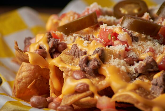 Nacho Chips With Toppings 