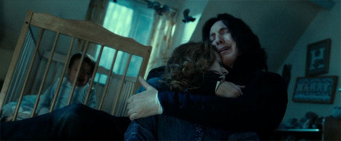 Severus Snape crying