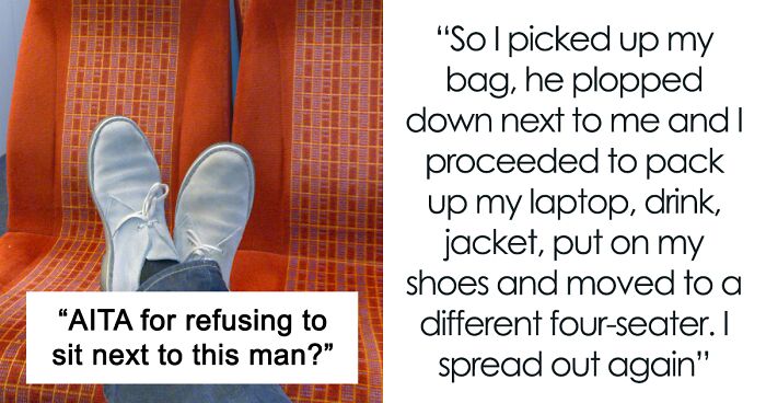 Woman On An Almost Empty Train Gets Labeled A Jerk By A Man For Refusing To Move Her Stuff So He Could Sit Next To Her For The Second Time