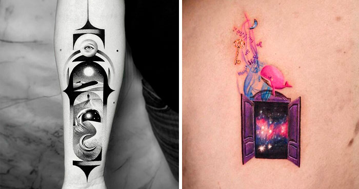 105 Space Tattoos For The Astrology Fans To Gawk At