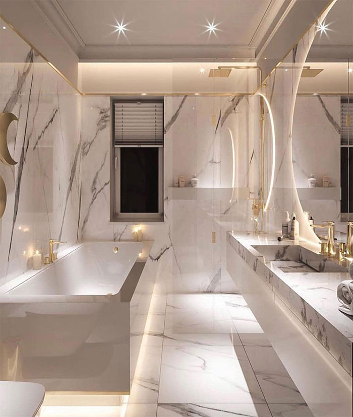 Luxury Bathroom By Olga Nijaki