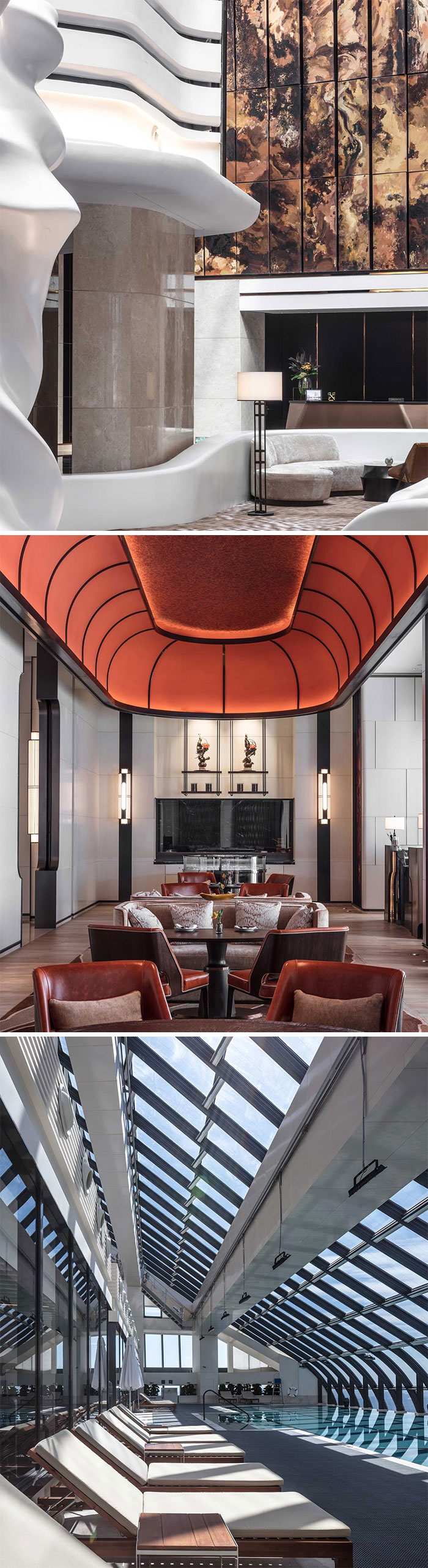 Spring Touches Marble In Jumeirah Nanjing Hotel – Interior: Ltw Designworks, Architect: Zaha Hadid