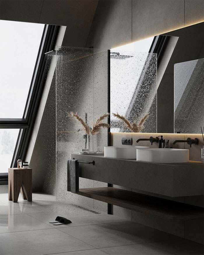 Bathroom Goals. 🚿 – Design: Aleksandra A