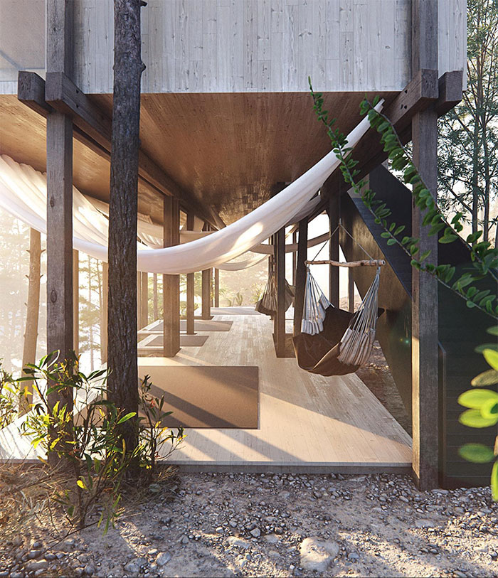 The Yoga House. 🧘 – Design: Anton Kalambet