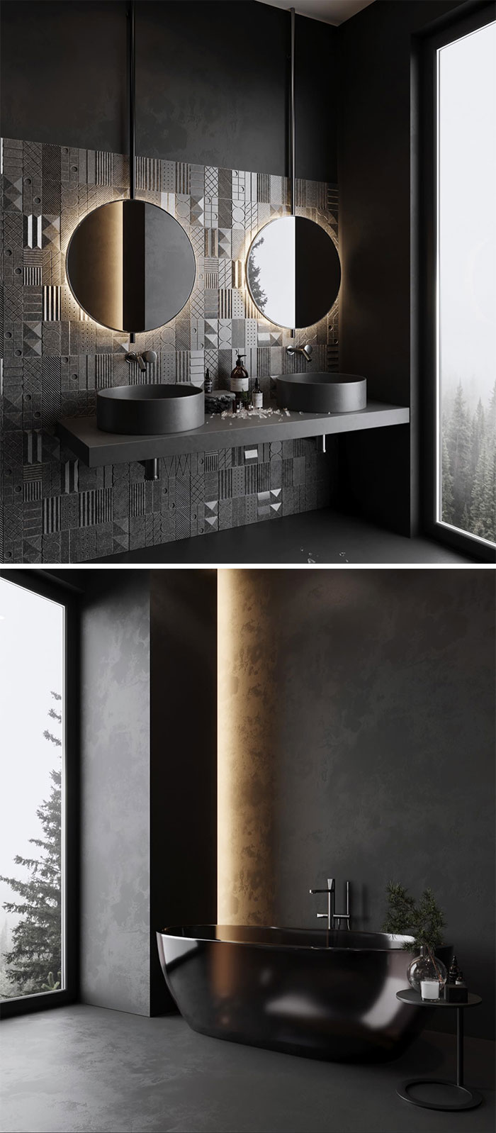 Black Bath. ◾️ – Design: White Balance