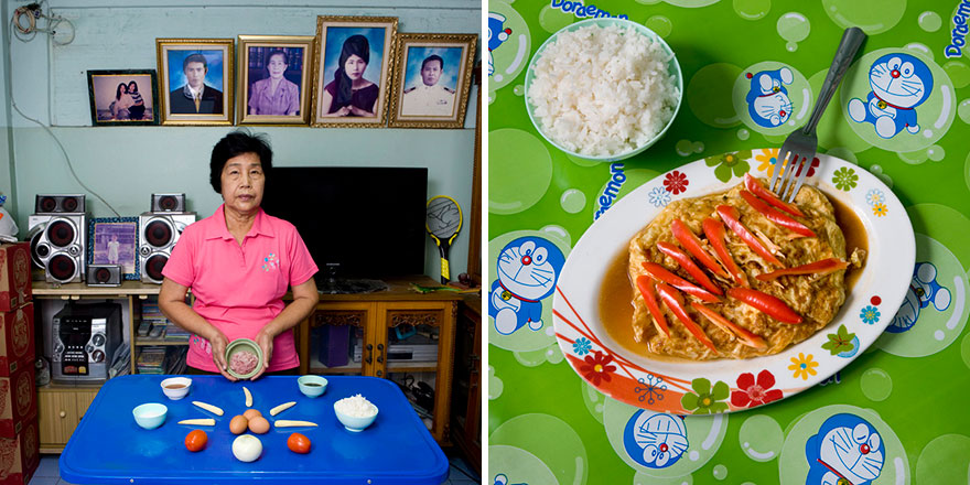 Boonlom, 69, Thailand: Kai Yat Sai (Stuffed Omelette)