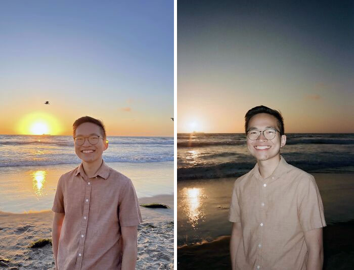Picture Of My Friend Taken On iPhone vs. Film