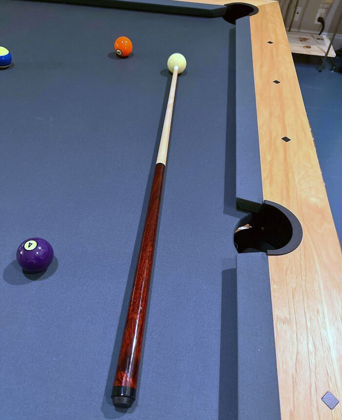 Cue Sticks With Cue Balls For Kids So They Could Learn How To Play Pool And Wouldn't Damage The Table
