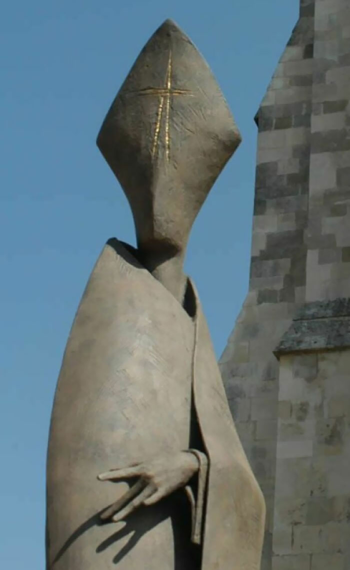 This Religious Statue Looks Like A Sinister Alien Creature