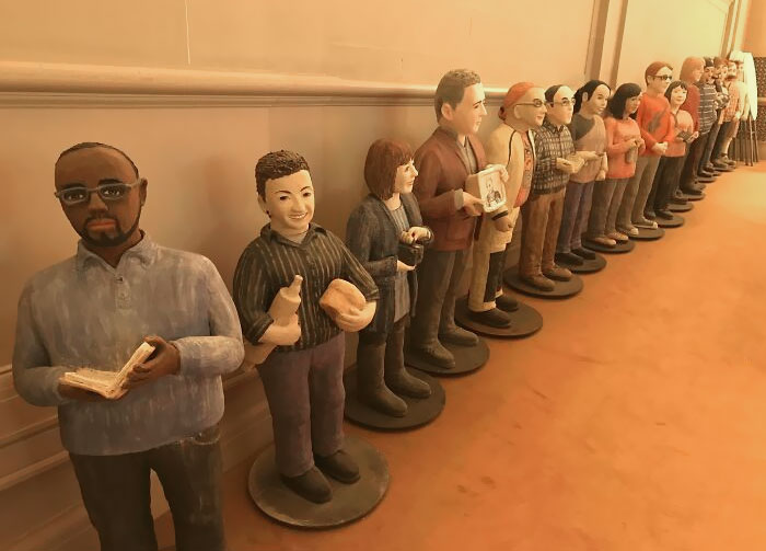 This Company Erects Statues Of Employees That Work At The Company For At Least 3 Years