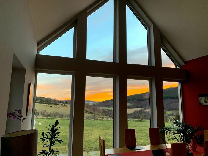 Had To Share This Beautiful Sunrise From My Kitchen Window This Morning In Bonnie Scotland