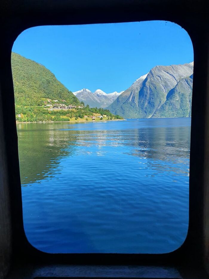 View From A Window On My Way To Work. Norway