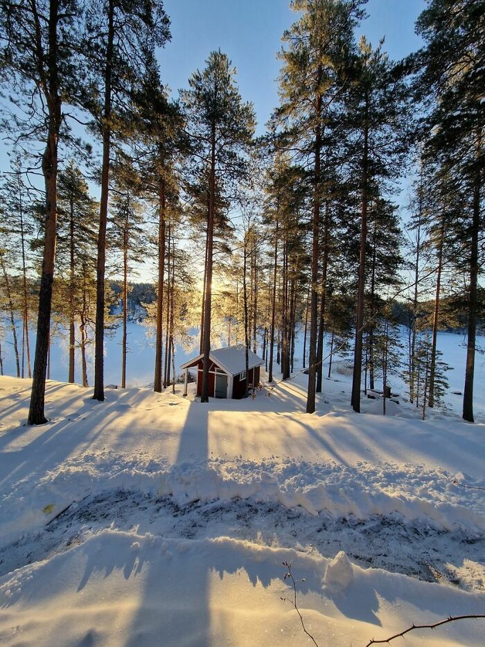 Nice To See What Kind Of Landscapes People Drink Their Morning Coffee In. This Is My Landscape. Vuolenkoski, Finland