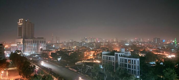 View From The Balcony Of My Sister's Flat. - Karachi, Pakistan