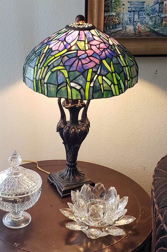I Gasped When I Saw This Lamp At A Goodwill In Coral Springs Florida. And Only $10! I Grabbed It While Giggling And Ran. I Love Lamp