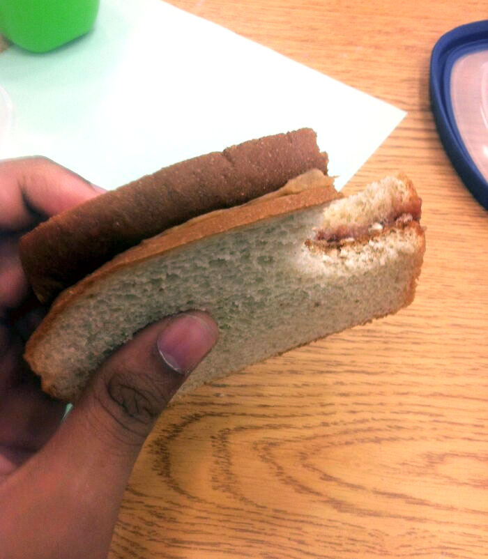 My Mom Still Flips The Bread To Hide The Fact That I'm Eating An End Piece. I'm A Senior In High School